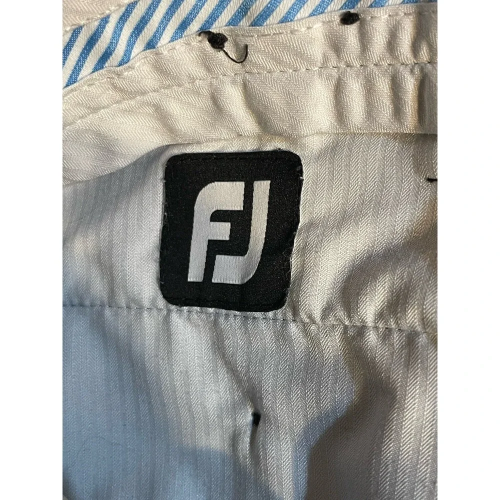 Footjoy Pants Mens 35x32 Black Golf Athletic Performance Chino Stretch Preppy FJ
